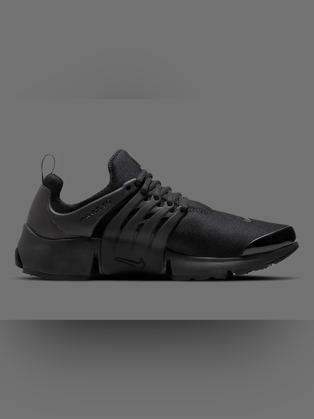 Nike Presto Boy's/Youth Running Shoes , Size 7Y, Black/Black - Picture 3 of 15